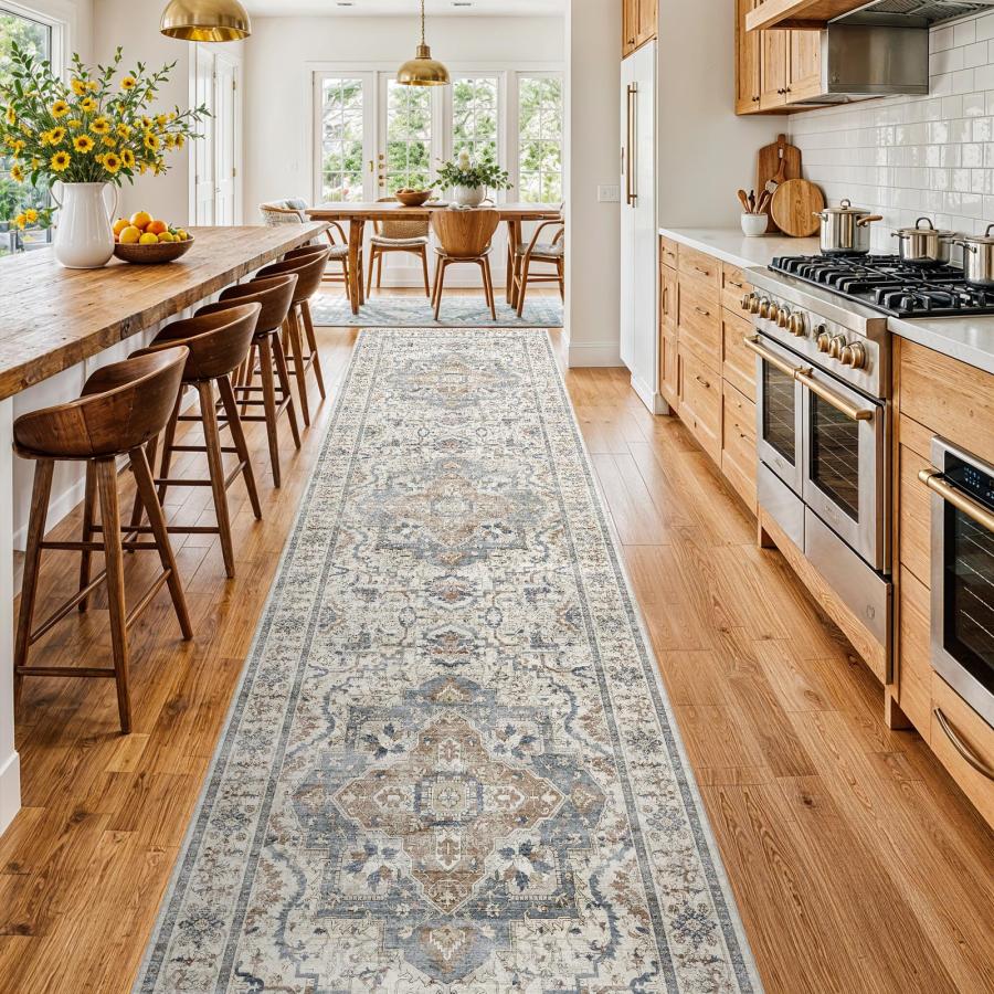【並行輸入品】 EiniHliw Washable Hallway Runner Rug 3x12 Floor Carpet Rug Dis_9