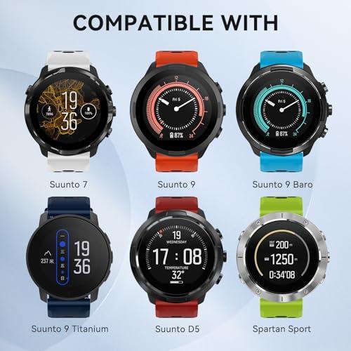 【並行輸入品】ISABAKE 24mm 腕時計バンド クイックリリースラバーストラップ Suunto 9 Baro Copper用交換用 Spa_7