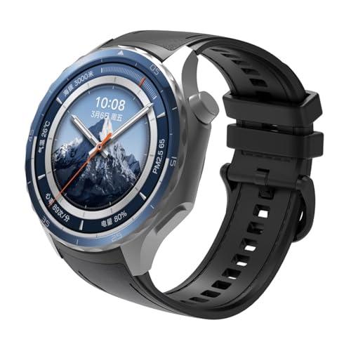 【並行輸入品】Yienning スポーツバンド Oppo Watch X/X2対応 交換用バンド 調節可能なリストストラップ 防水 TPUストラの画像