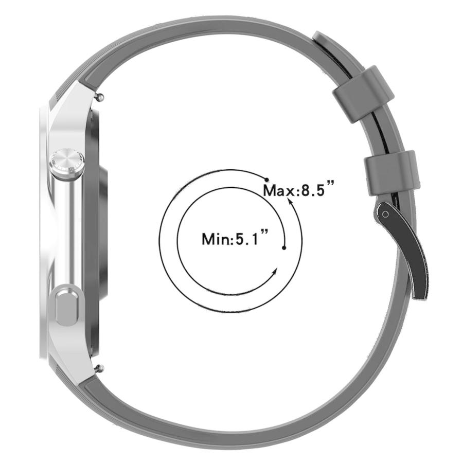 【並行輸入品】Yienning スポーツバンド Oppo Watch X/X2対応 交換用バンド 調節可能なリストストラップ 防水 TPUストラの画像
