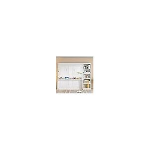 【並行輸入品】 LUMISOL Queen Size Murphy Bed, Solid Wood Wall Bed Frame with Deの画像