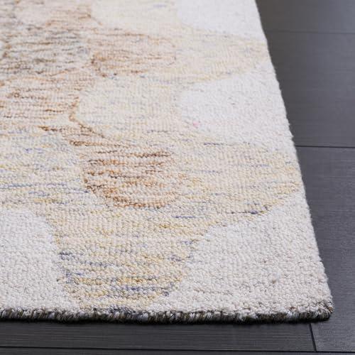 【並行輸入品】 SAFAVIEH Area Rug 4x6 Harvest Collection Beige & Brown， Hand_7