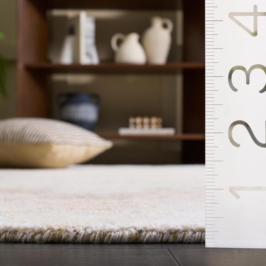【並行輸入品】 SAFAVIEH Area Rug 4x6 Harvest Collection Beige & Brown， Hand_9