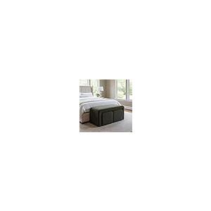 【並行輸入品】 ROCITY Green Boucle Bedroom Bench Small Upholstered Entryway Ben_2