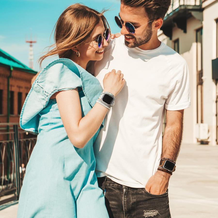 【並行輸入品】 Wingoden Bracelet Bands Compatible with Fitbit Versa 4/3/Sense 2_3