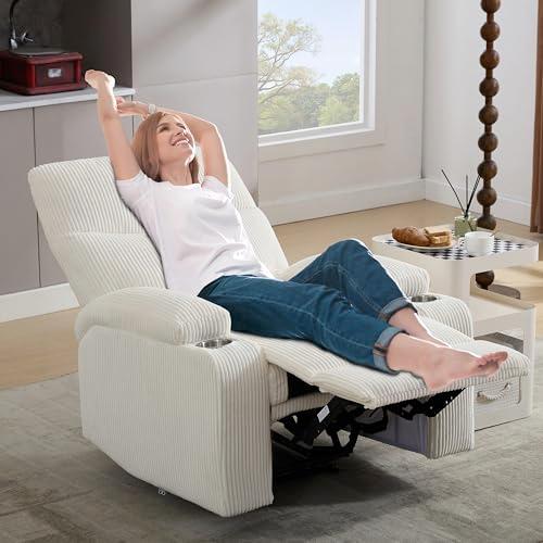 【並行輸入品】 Manual Recliner Chair with Pull Ring， 3 Position 140° Reclining_4