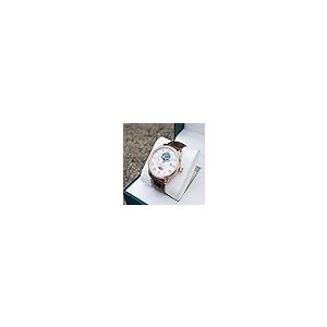 【並行輸入品】 OBLVLO Luxury Moon Sun Watch with Starry Night Dial, Steel Case,の画像