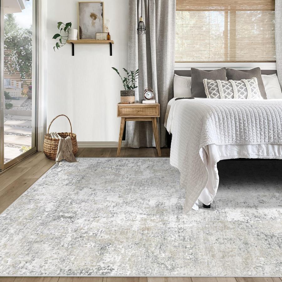【並行輸入品】 5x7 Area Rugs for Living Room， Washable Modern Abstract Large Ar_9