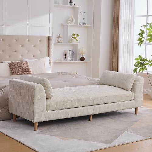 【並行輸入品】 mikibama 83.1" Extra Long Ottoman Bench for Bedroom，Oversized Ch_1