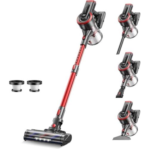 【並行輸入品】 Powerffy Cordless Vacuum Cleaner， Stick Cordless Vacuum with LED_1