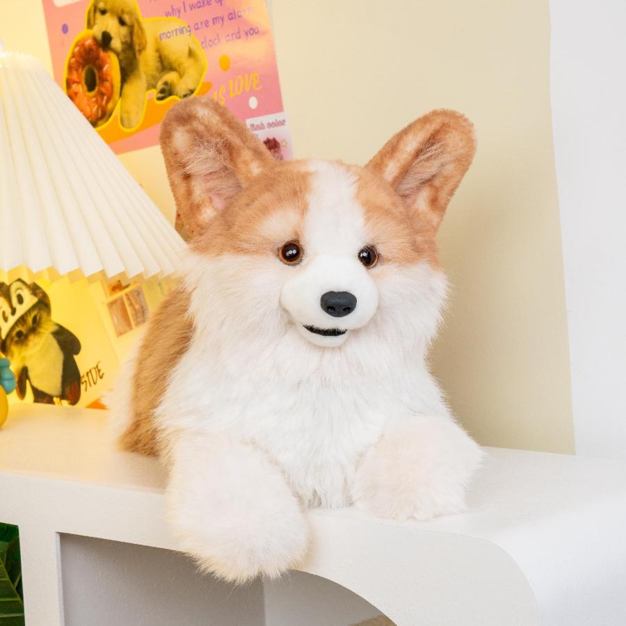 並行輸入品】Chongker 子犬のぬいぐるみ、柔らかい犬のぬいぐるみ