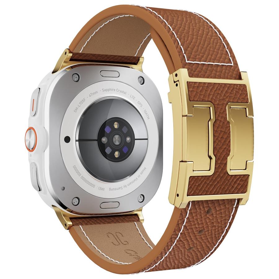 並行輸入品】磁気レザーバンド Samsung Galaxy Watch Ultraバンド 47mm