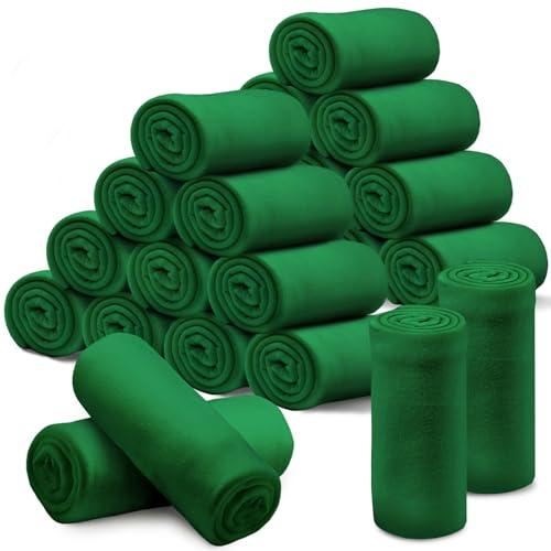 【並行輸入品】 24 Pcs Fleece Blankets Bulk 60 x 50 in， Soft Lightweight Throw B_1