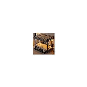 【並行輸入品】 Twin XL over Twin XL Bunk Bed with Storage Shelves and Drawer， M_2