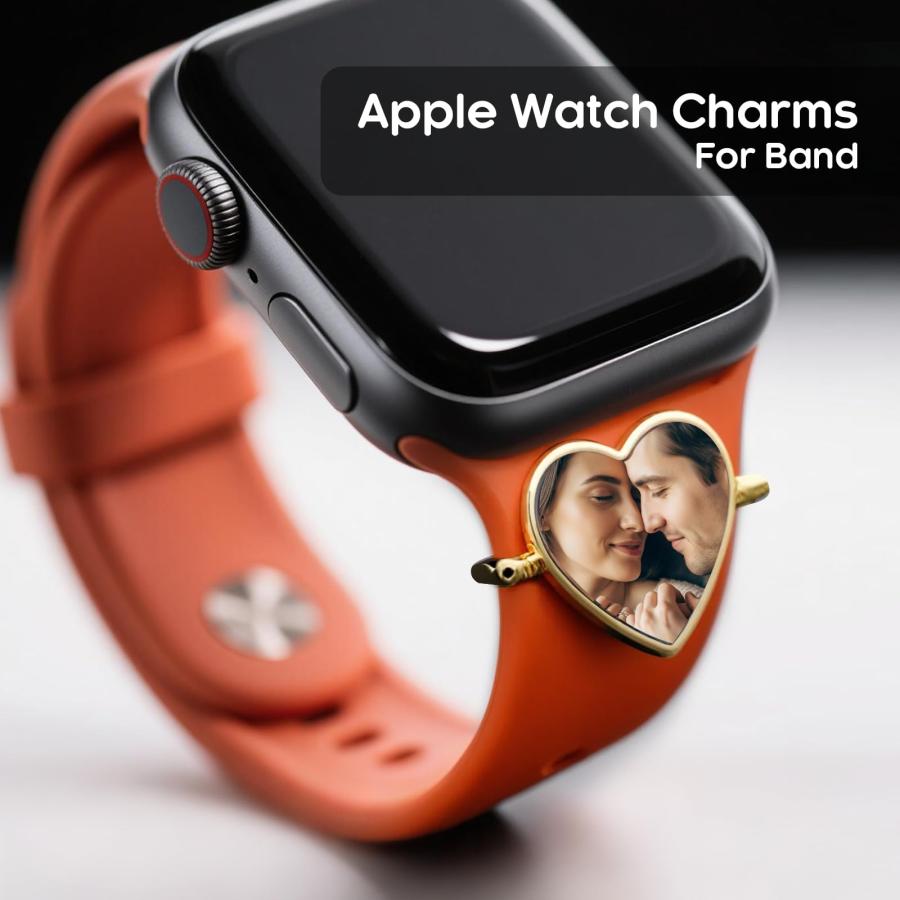 【並行輸入品】 SOUFEEL Custom Photo Watch Band Charm, Personalized Smart Watchの画像