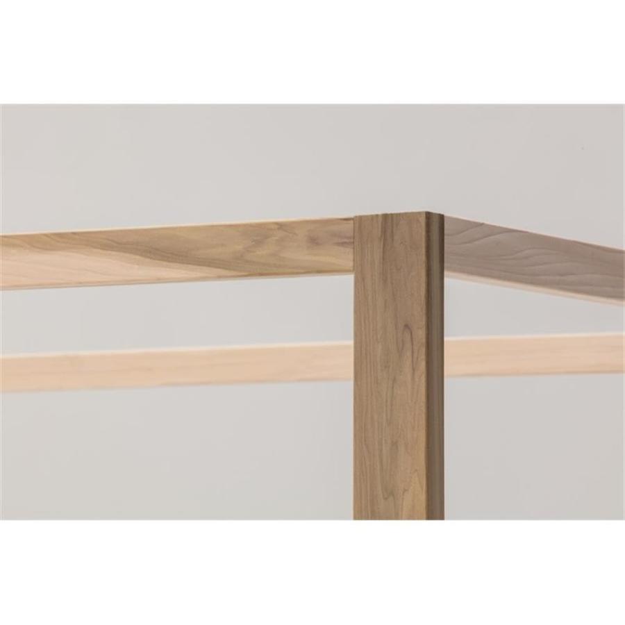 【並行輸入品】 Pemberly Row Transitional Queen Size Canopy Bed, Solid Poplar Woの画像