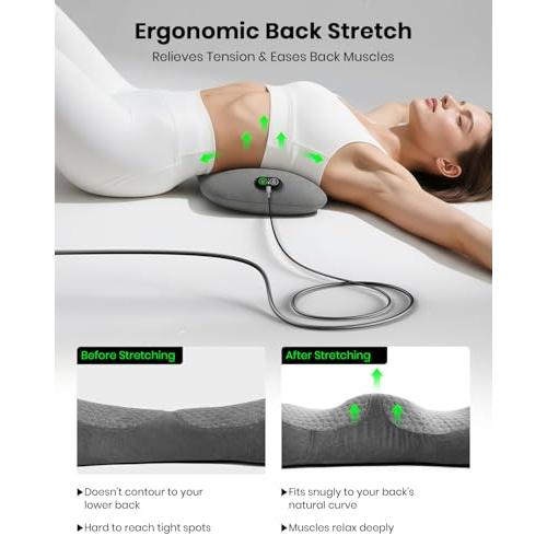 【並行輸入品】 Triple Fusion Back Massager with Stretching， Vibration and Heat，_7