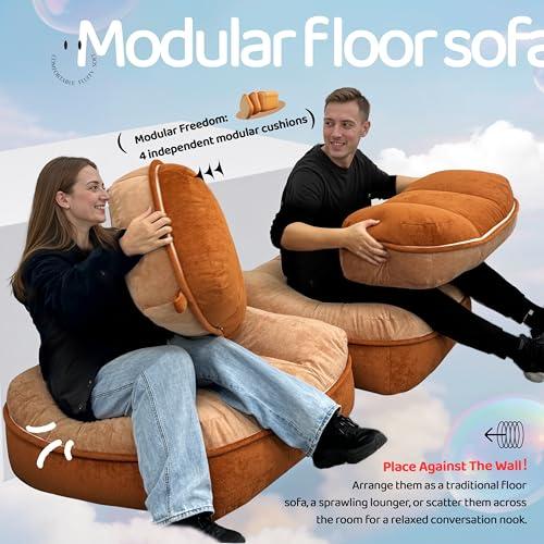 【並行輸入品】 Daneey Convertible Floor Sofa Bed Couch Bed Large Floor Pillow F