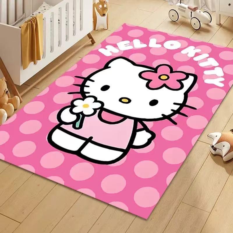 タグ付き　天使キティ　リビング　カーペット　ラグ　レア　希少 並行輸入品】アニメ カワイイ キティ ラグ アニメ カーペット かわいい