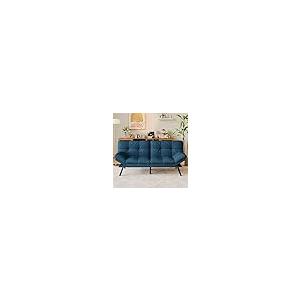 【並行輸入品】 AMICLIBER Convertible Futon Sofa Bed with Detachable Cushion，71"