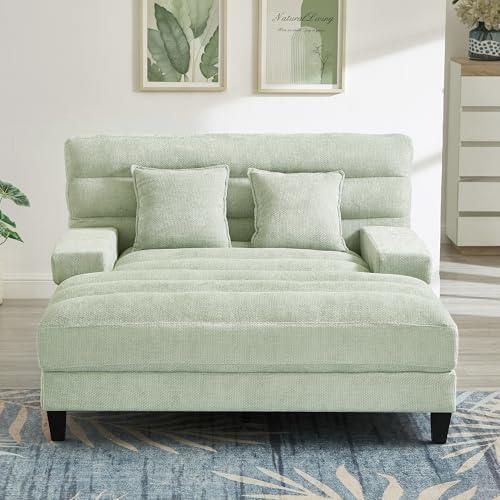 【並行輸入品】 Polibi 57.1" W Modern Chaise Lounge Sofa Bed with Adjustable 6 P_7