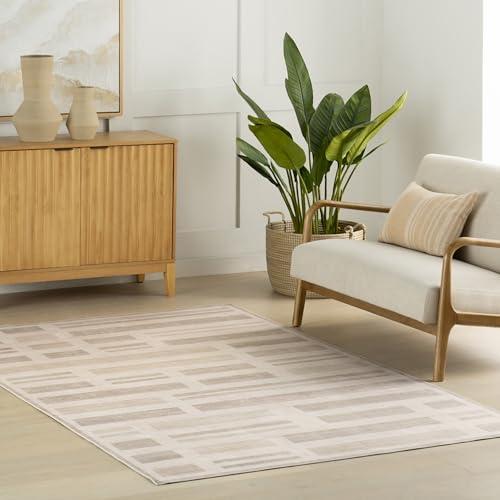 【並行輸入品】Nuloom Isyra ジオメトリック 2フィート x 3フィート 洗濯機洗い可能なアクセントラグ リビングルーム ベッドルーム