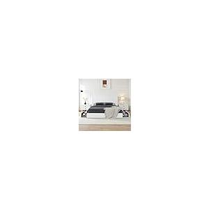 【並行輸入品】 HOOMIC King Size Velvet Upholstered Storage Bed Frame with Adjusの画像