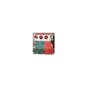 【並行輸入品】Tranqun クリスマスフリースブランケット 60枚 バルク 50x60インチ ソフト 暖かい スローブランケット トナカイ レ_5