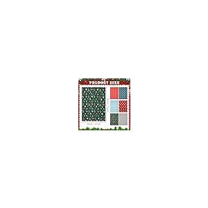 【並行輸入品】Tranqun クリスマスフリースブランケット 60枚 バルク 50x60インチ ソフト 暖かい スローブランケット トナカイ レ_8