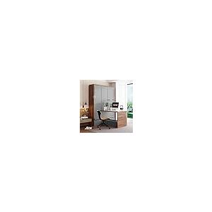 【並行輸入品】 Merax Full Size Murphy Bed with Foldable Desk,Hideaway Bed Frameの画像