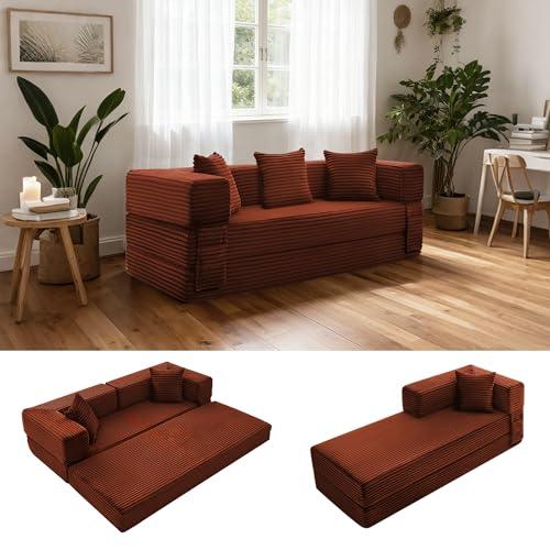 ソファーベッド　noxi 並行輸入品】 Sectional Boneless Couch Convertible Sofa Bed, 78