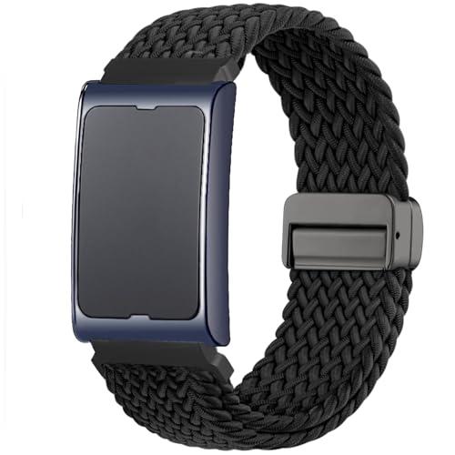【並行輸入品】CUNUJIX 編組ナイロン腕時計バンド Amazfit Helioストラップ対応 22mm 磁気ストレッチ弾性ファブリックバンド_1