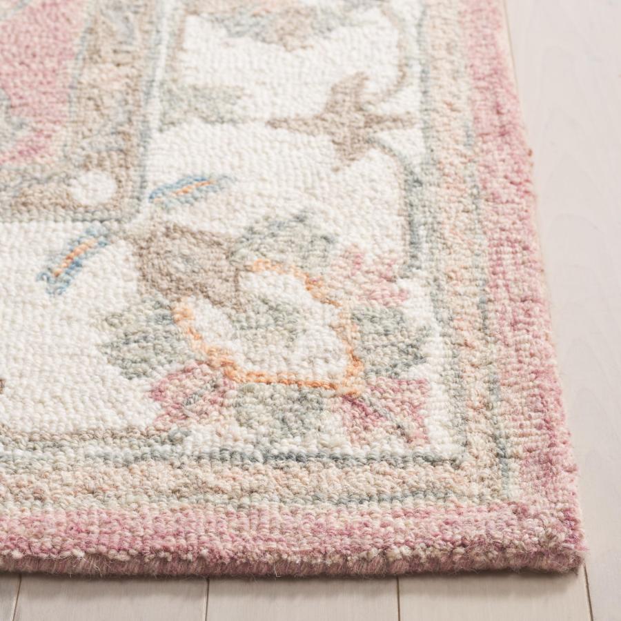 【並行輸入品】 SAFAVIEH Heritage Collection Area Rug 2'3" x 8' Runner， Pink &_6