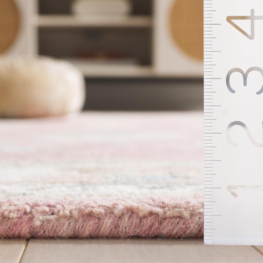【並行輸入品】 SAFAVIEH Heritage Collection Area Rug 2'3" x 8' Runner， Pink &_9