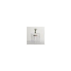 【並行輸入品】アクリル製エンドテーブル/ナイトスタンド、高さ55.9 cm 滑らかで耐久性のあるベッドサイド収納ベッドルーム、リビングルーム、モ_2