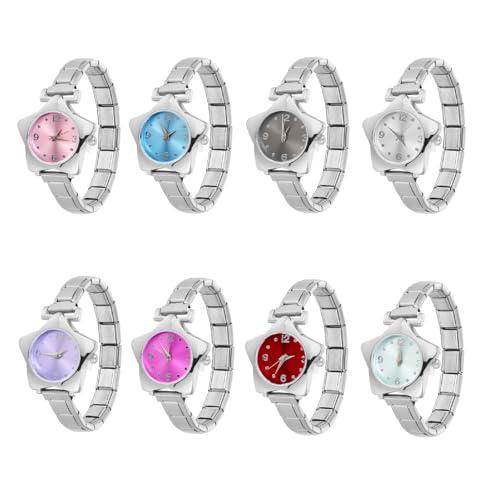 【並行輸入品】 papasgix Italian Charm Bracelet Gold Silver Watches for women meの画像