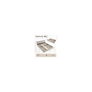 【並行輸入品】 TTK Upholstered Bed Frame with Thick Chenille Fabric， Tufted Hea_5