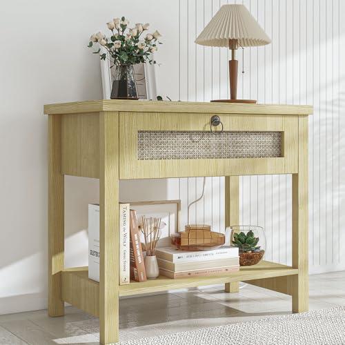 【並行輸入品】 Night Stand Oversized Extra Large Nightstands Tall Bedside Side_1