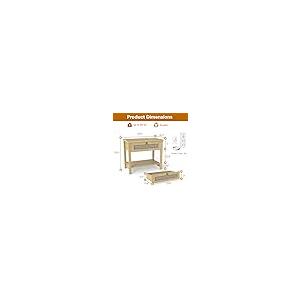 【並行輸入品】 Night Stand Oversized Extra Large Nightstands Tall Bedside Side_5