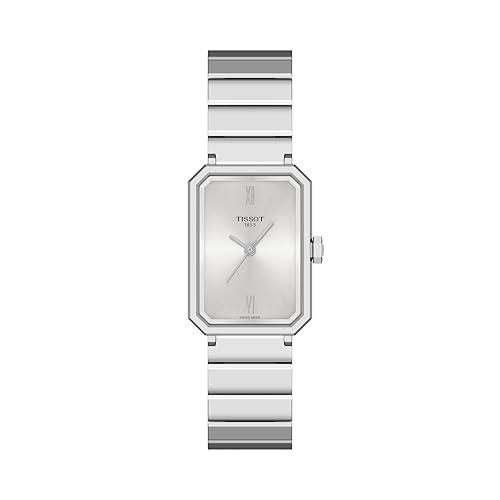 【並行輸入品】Tissot SRV、女性用スイスクォーツウォッチ、ステンレススチールケース、シルバーダイヤル、T1601101103300 Tiの画像