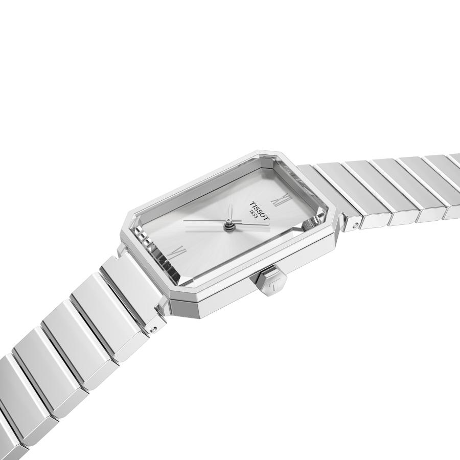 【並行輸入品】Tissot SRV、女性用スイスクォーツウォッチ、ステンレススチールケース、シルバーダイヤル、T1601101103300 Tiの画像