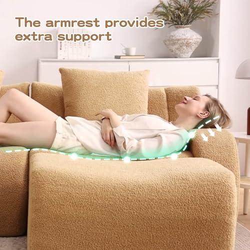 【並行輸入品】 Nicecmft Oversized Modular Couches， 148 Inch Sectional Boneless_7