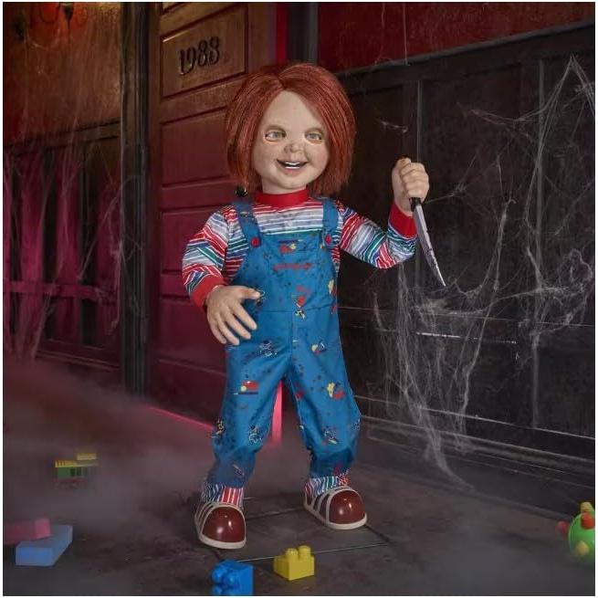 並行輸入品】3フィートのアニメハロウィンチャッキー人形。 3.5 ft