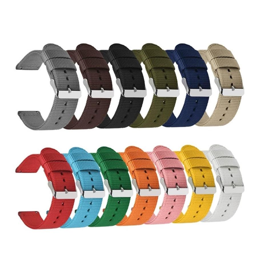【並行輸入品】 BCBKFAECTG Quick release Nylon Watch Strap, Universal For Men Anの画像
