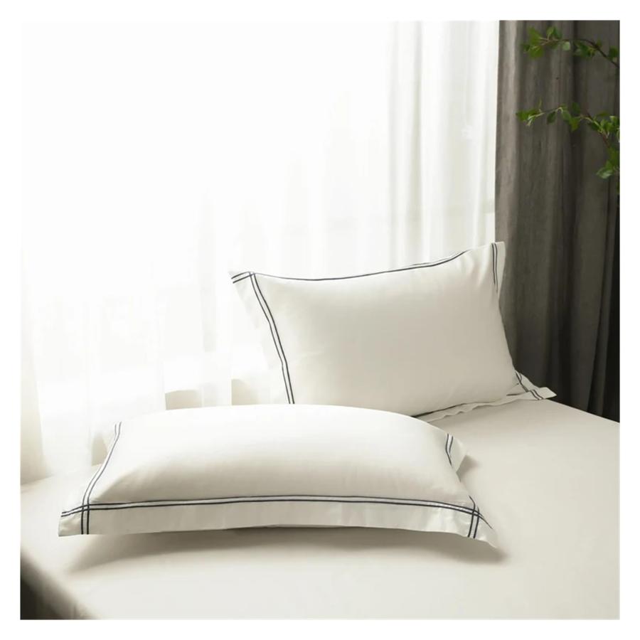 【並行輸入品】 DSDNPTV Luxury Egyptian Cotton Duvet Cover Fitted Bed Sheet Prem_6