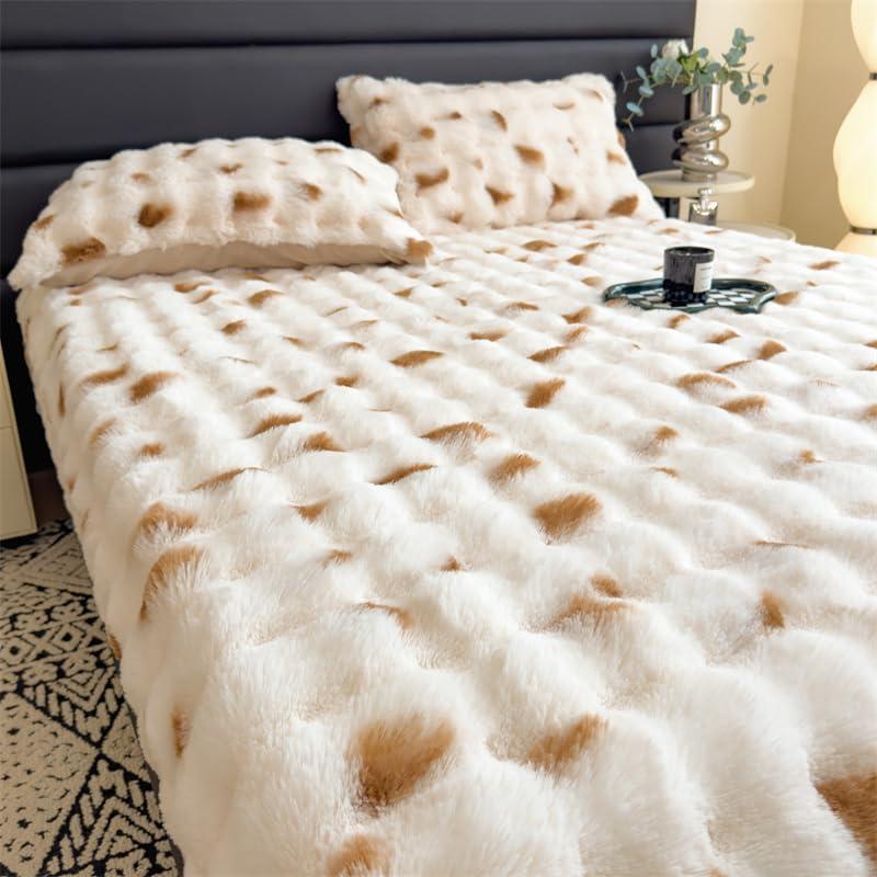 【並行輸入品】 Thickened Milk Velvet Bedspread Single Piece Winter Warmth Velve_2