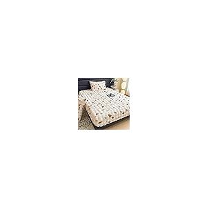 【並行輸入品】 Thickened Milk Velvet Bedspread Single Piece Winter Warmth Velve_5