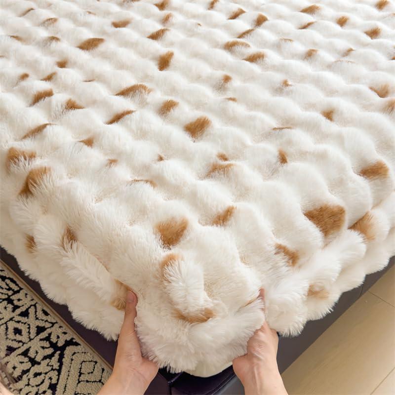 【並行輸入品】 Thickened Milk Velvet Bedspread Single Piece Winter Warmth Velve_6