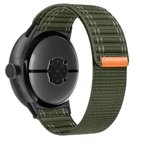 【並行輸入品】[RosMank] ナイロン バンド Google Pixel Watch 4 41mm 対応、波型交換用ストラップ Google_1