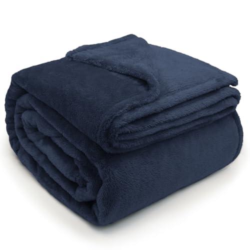 【並行輸入品】 DEZ FURNISHINGS Ultra Soft Plush Fleece Throw Blanket， Double Si_1